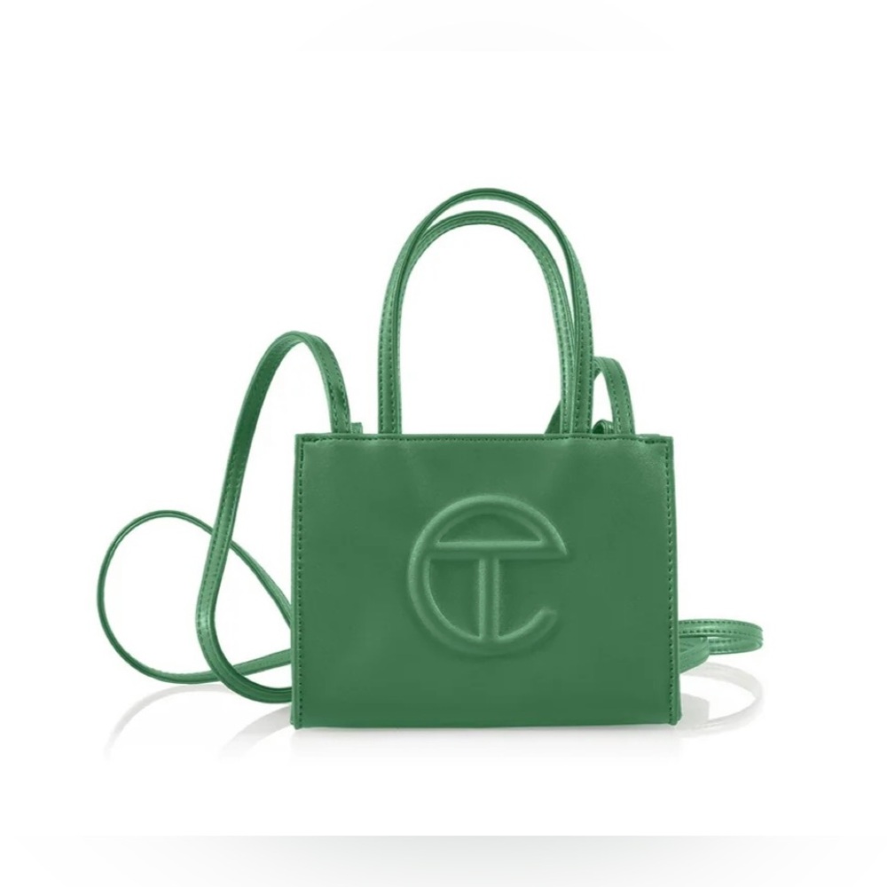 NWT Leaf Small Telfar Shopping Bag